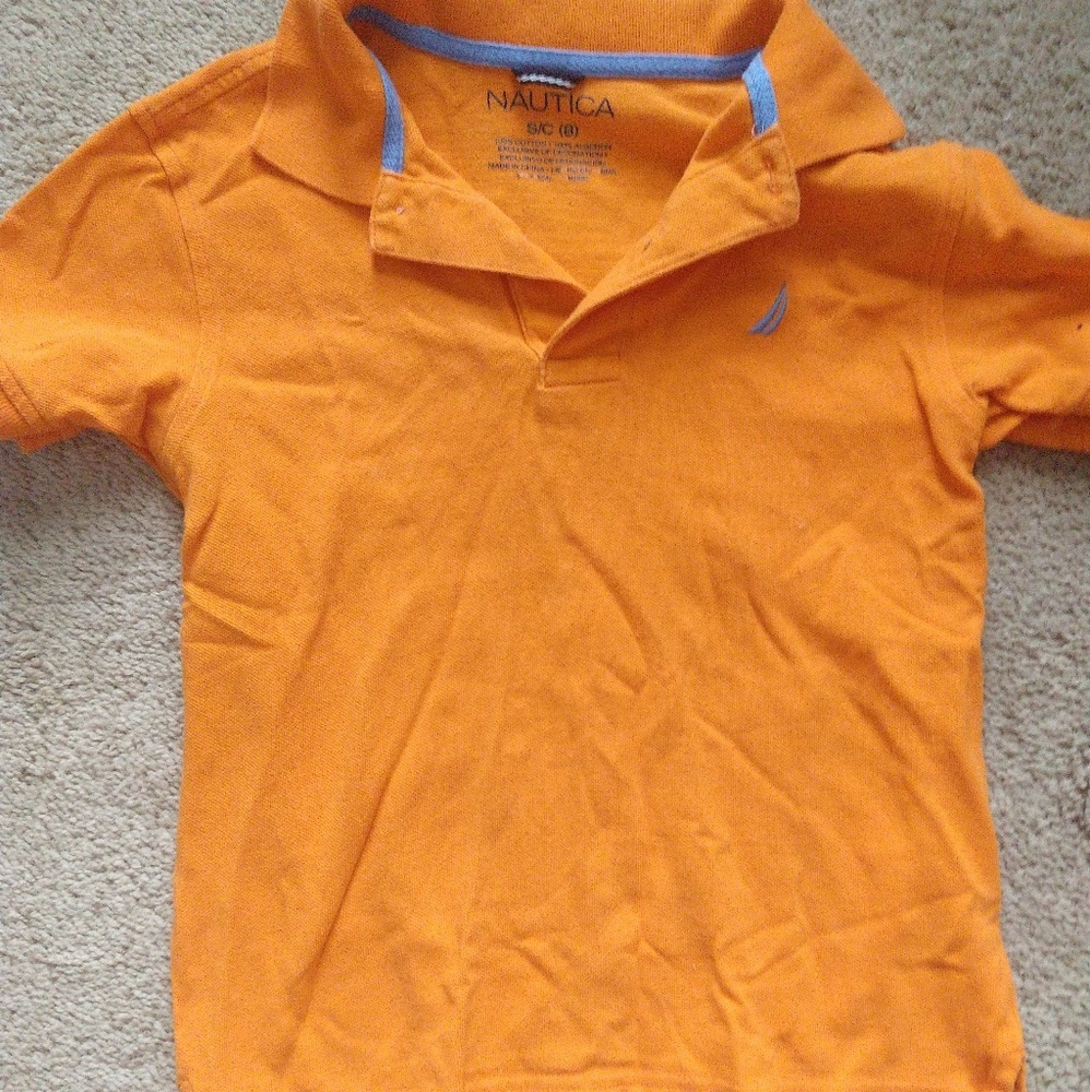 Nautica boys size 8 Polo